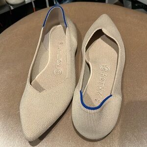 Taupe Rothy's 7.5, excellent used condition